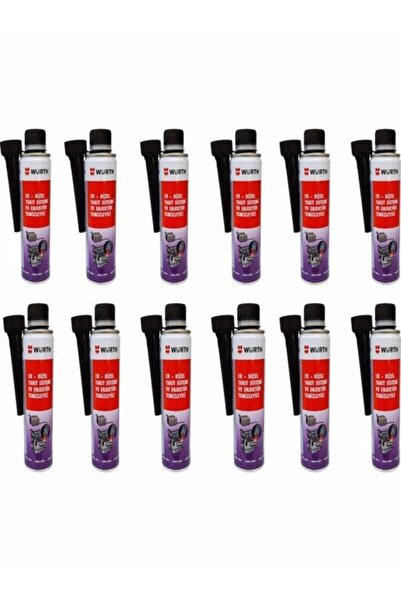 Würth Dizel  Uyumlu Enjektör Temizleyici 300 Ml. 12'li Set
