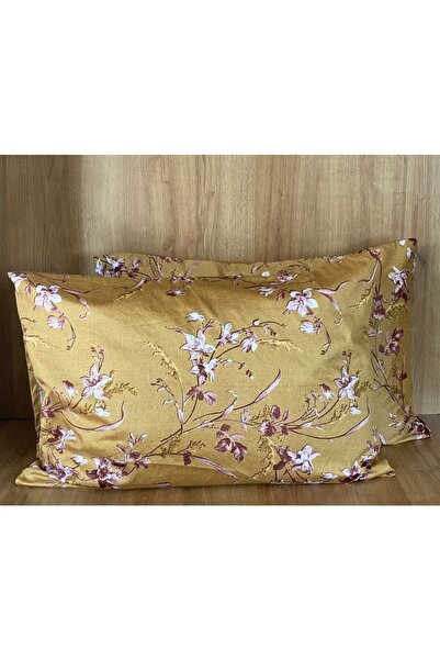 ELFHOME طقم غطاء وسادة بنمط زهرة مكون من قطعتين