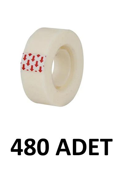 KRAF 480 Pieces Invisible Tape 19mm X 33Mt Tape