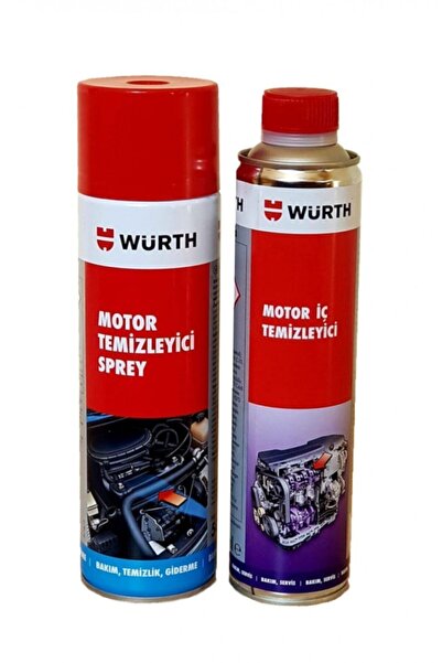 Würth Motor Iç Temizleyici 400ml + Motor Temizleme Sprey 50