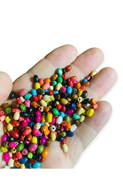 Flea Market Ειδικής παραγωγής 5,5 mm Mini Oval Mixed Color Ξύλινες χάντρες - ...