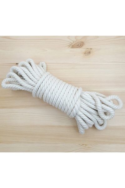 Merve 10 Meters 10 mm Cotton Rope Macrame Rainbow Rope - Hobby Rope