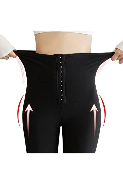 MİSTİRİK Saunové šortky Model s vysokým pasem s tvarovaným tvarem do sauny Thermal Recovery a zpevňujícím korzetem