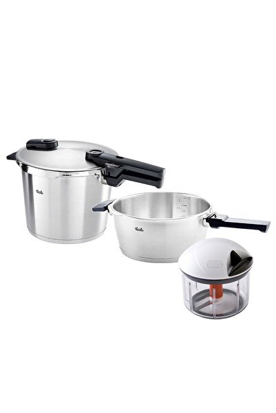 Fissler Vitaquick Premium 6+3,5 Litre Düdüklü Tencere + Fissler Finecut Sebze...