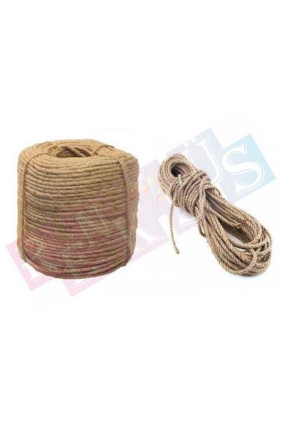 JUTBURADA Deba 3 mm 100 Meters Jute Rope Rope Decorative Straw Rope Hemp I5