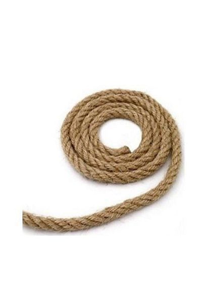 tebrikcim Σχοινί διακόσμησης από σχοινί γιούτας 4mm 100 μέτρα Σχοινί σχοινί Ψάθινο σχοινί Σχοινί γιούτας Σχοινί σάκος γιούτας