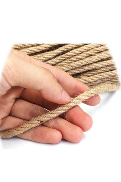 Flea Market Σχοινί από ίντσα 6 mm Διακοσμητικό σχοινί από άχυρο Στολίδι Σχοινί 50 μέτρα
