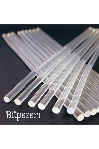 izmir Bitpazarı 10 Adet Ince Silikon - Çap 7mm - Uzunluk 30cm