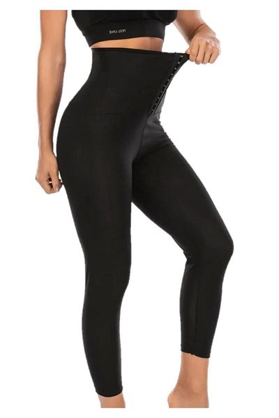 MİSTİRİK Sauna-Leggings Model Thermal Agraphed Corset Jambiere eficiente Slăbire Body Shaper Gathering