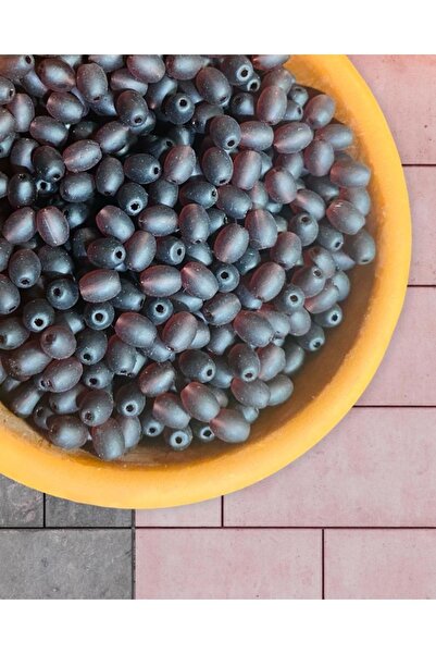 Flea Market 8mm ovalne staklene perle boje šljive - perle za nakit - 50 komada -