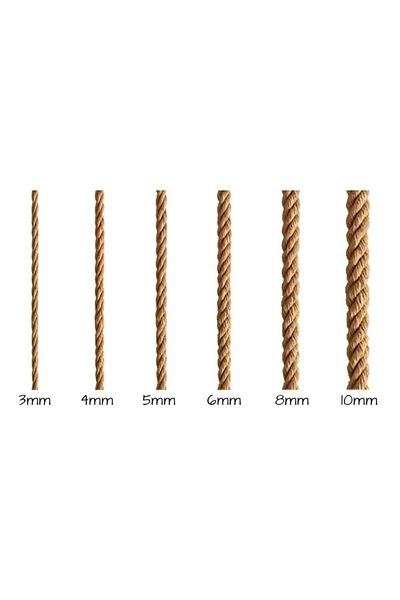 Nev Straw Rope 8mm 50m (JUTE ROPE HEMP NATURAL ROPE)
