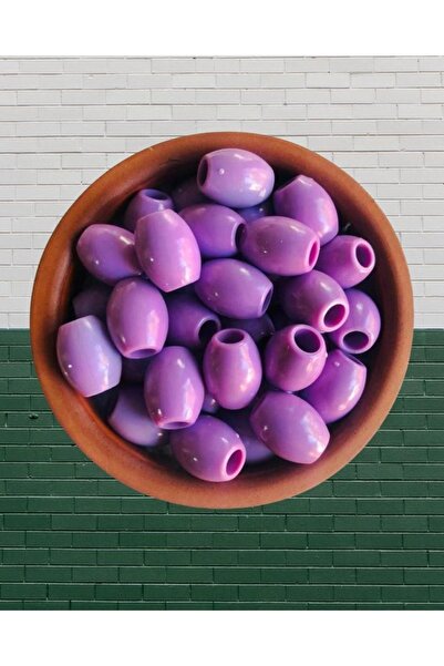 Flea Market 20 τεμάχια λιλά ελιάς χάντρες - διακοσμητικές χάντρες - χάντρες μ...