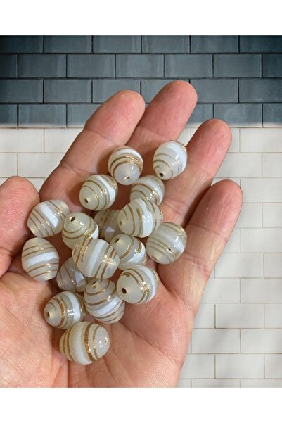 Flea Market 8 قطع من خرزات زجاجية لبيت الممرضات من بونيك