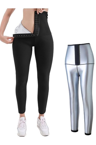 MİSTİRİK Sauna-Leggings Model Two Size Slimming Body Shaping Slimming Waist-Agraphed Corset Leggings