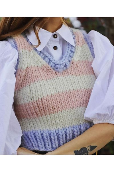 El örgüsü Women's Sweater - Hand Knitted