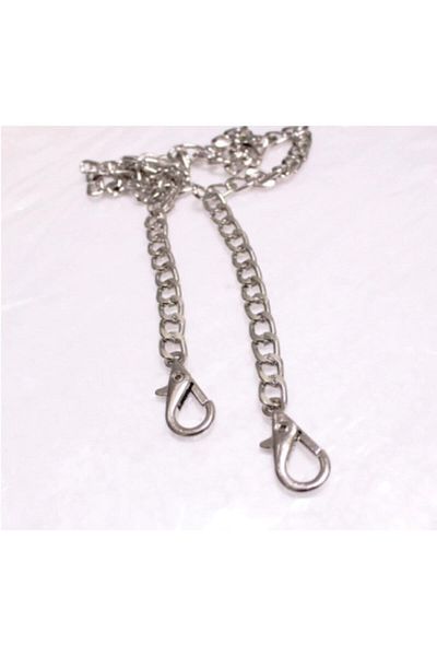 Flea Market Αλυσίδα με χαμηλό άγκιστρο 100 cm (ασημί)