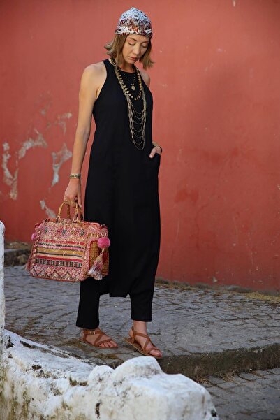 Şaman Butik Siyah Su Tulum