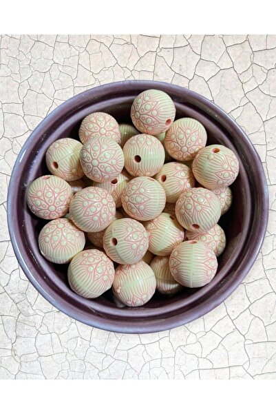 Flea Market Mărgele decorative indiene - (10 bucăți / 18 mm)