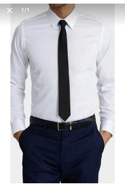 FRİYA Ανδρικό βαμβακερό πουκάμισο Slim Fit Cml36