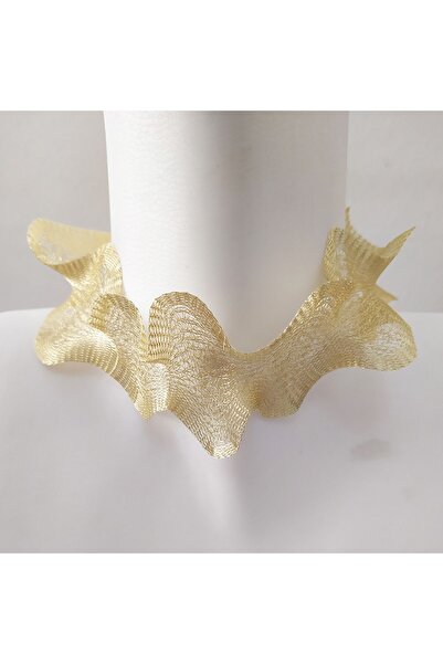 Maviaybilisim Altın Rengi Titanyum Örgü Kolye Ipi Bijuteri Kolye