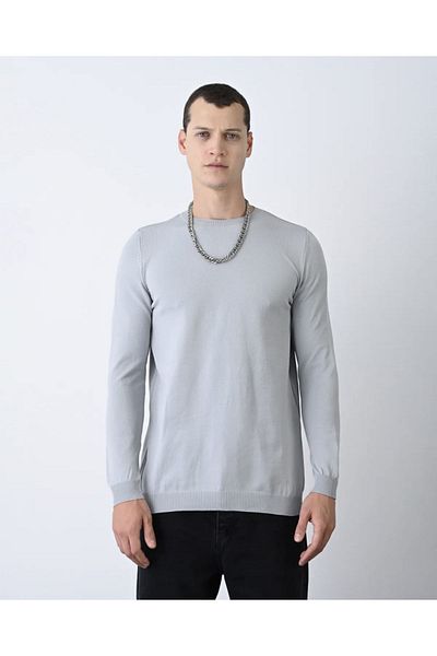 İLKCET MODA Slim Fit 1ο Ποιοτικό πλεκτό φούτερ