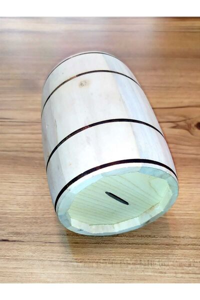 Caziphane برميل خشبي الخنزير البنك