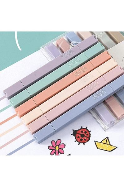 Fobinote Super Soft Soft Highlighter Double Tip Pen Set
