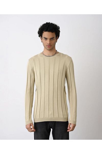 İLKCET MODA Ανδρικά πλεκτά ριγέ Slim Fit