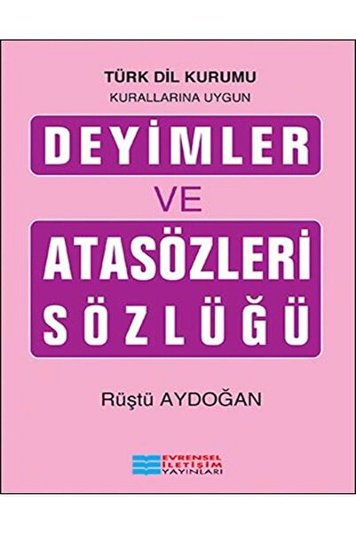 Evrensel İletişim Yayınları Türkçe Sözlük - Deyimler Ve Atasözleri Sözlüğü - Yazım Klavuzu / Tdk Uyumlu - 3 Kitap Set