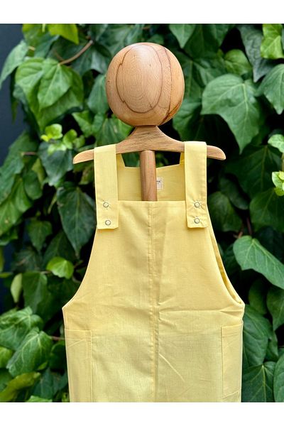 Weeny Muse Linen Salopet - Shorts with Pockets and Straps