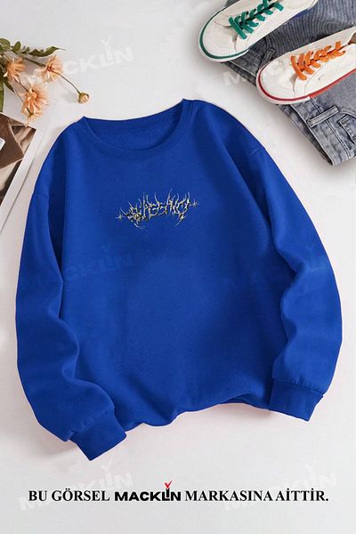 macklin There Is Not Angel Ειδικού Σχεδιασμού Φούτερ με στάμπα Unisex Crew Neck