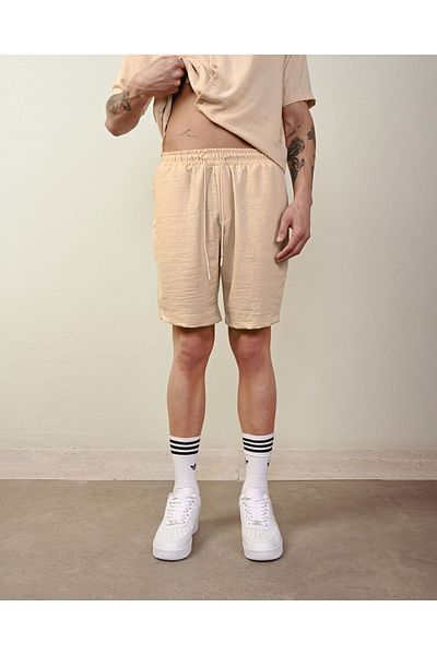 İLKCET MODA Ανδρικά λευκά είδη 1ο Ποιοτικό σορτς
