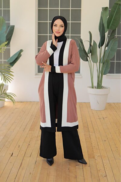 SHİROSA Μακριά γυναικεία ζακέτα Hijab