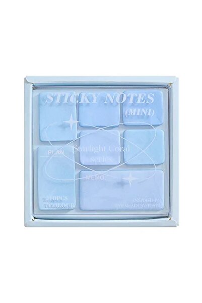 sibga tasarım 7'li Set Kutulu Renkli Postit Post-it Post It. Kitap Ayracı Ayraç Postit Not Kağıdı 210 Yaprak