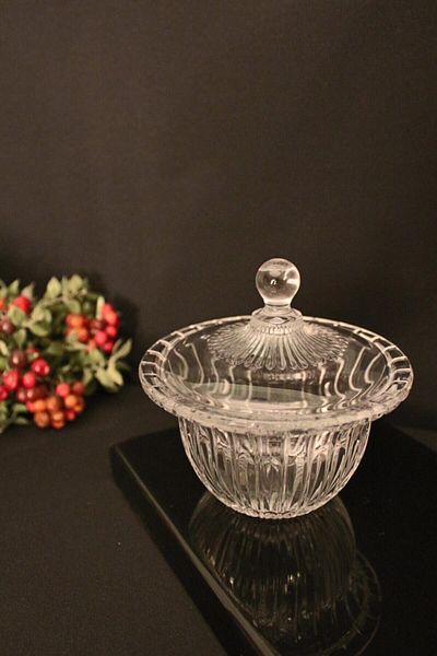 Paşabahçe Glamor Covered Sugar Bowl 98555