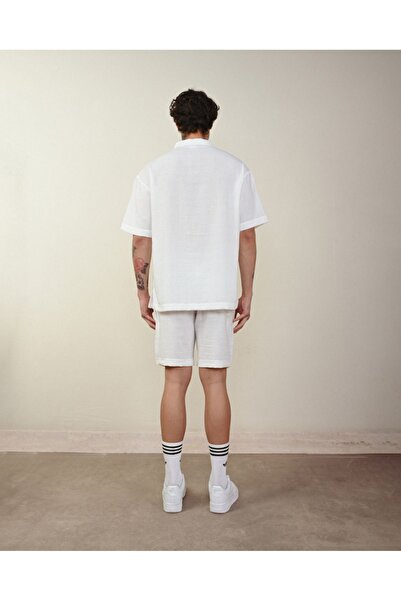 İLKCET MODA Ανδρικά λευκά είδη 1ο Ποιοτικό σορτς