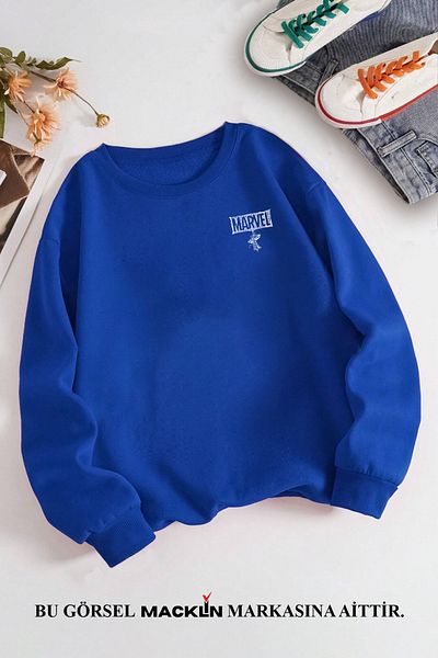 macklin Unisex Γυναικεία Ανδρικά Marvel Spiderman Μπροστινά και Πίσω Φούτερ με στάμπα με λαιμόκοψη