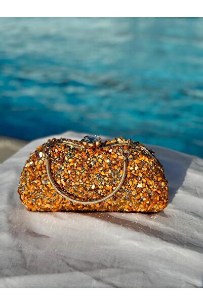 Blacktavern Geanta de seara model 1953 din piatra naturala