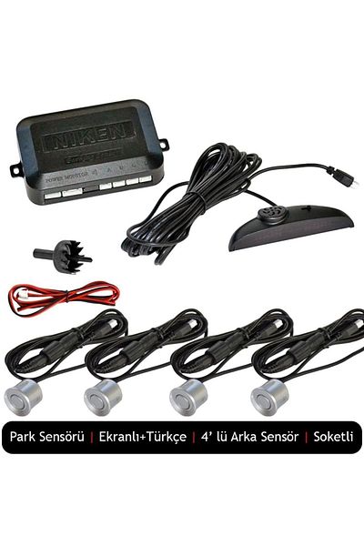 Niken Parking Sensor Gray with LED Screen and Turkish Indication