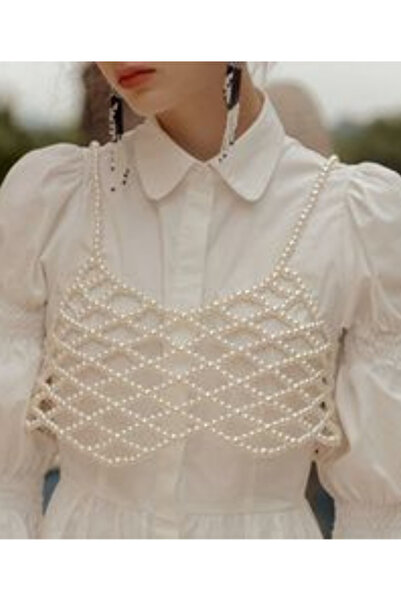 SHİNELİZE inci tasarım bustiyer