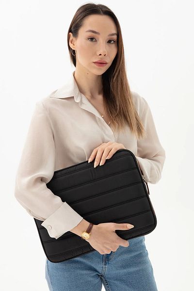 deridense Macbook Air Pro 13" & 14" Inch Waterproof Laptop Case Black