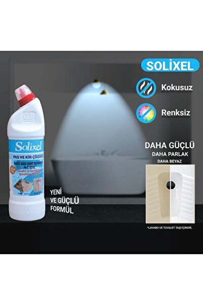 SOLİXEL Acdx Pas Ve Kir Sökücü 950 Ml Tuvalet Ve Lavabolar Için