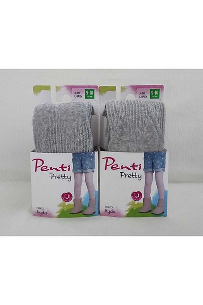 Penti High Cotton Ratio 2-Piece Children's Pantyhose - Girl's Pantyhose Set