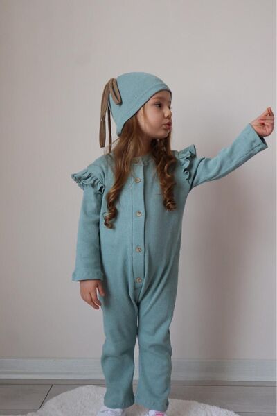 Süslüm Kids Bere Boyunluklu Tulum