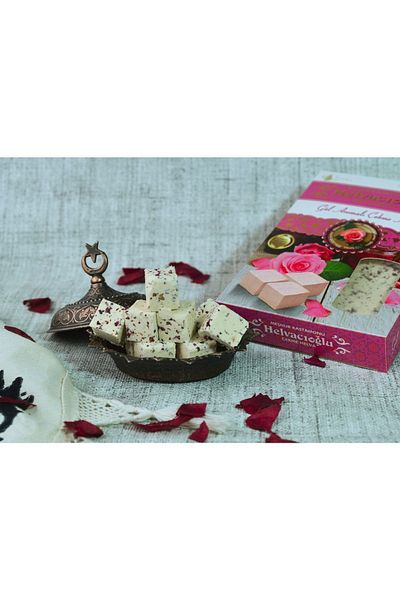 Helvacıoğlu 280Gr Sweet Halva with Roses - Famous Castan