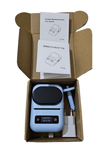 KESEROĞLU Barkod Yazıcı Yapışkan Etiket Taşınabilir Yazıcı Takı Etiket Max 57...