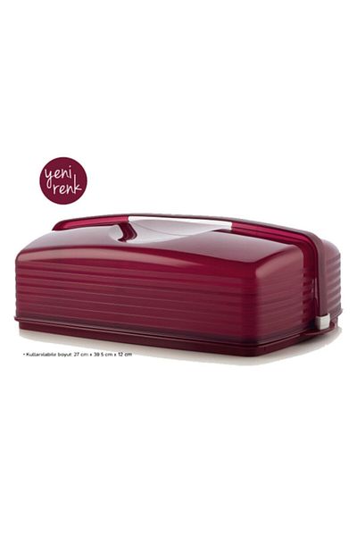 Tupperware Claret Red Cake Transport Container Cake Storage Container