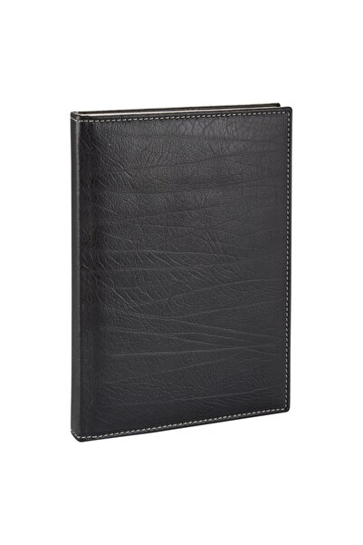 2K Leather Cover Notebook Agenda Undated Plain 14x20 Cm