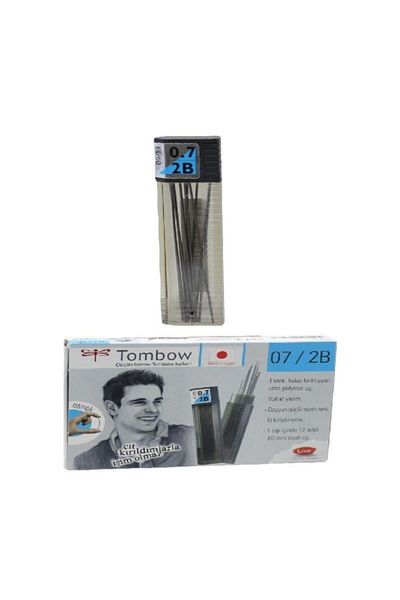 Tombow 0.7 Pencil Tip - 12 Pieces Tube Set