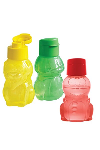 Tupperware Eco Şişe 350 ml 3’lü Set Sarı Kırmızı Lime